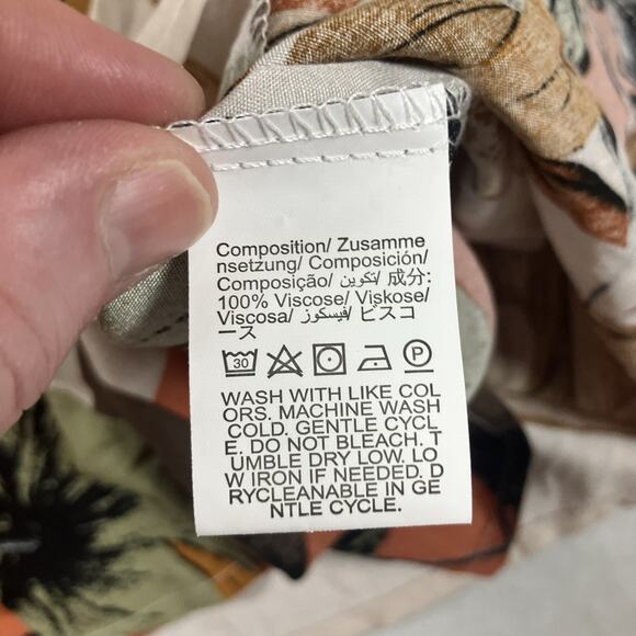 Hawaiian Manfinity Mens Shirt Short Sleeve Size XXL Vacation Tropical Aloha - Picture 5 of 8